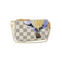 Louis Vuitton Mini Damier Azur Accessories Pouch N63005 GL02505