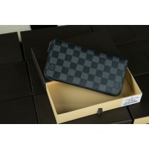 Louis Vuitton Monogram Canvas Clutch Handbag 60017 Black GL00227