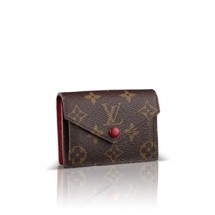 Louis Vuitton Monogram Canvas Marie Wallet M93802 red GL00062