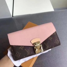 Louis Vuitton Monogram Canvas Padlock Wallet M58414 pink GL01847