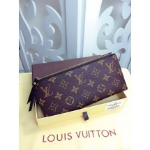 Louis Vuitton Monogram Canvas Wallet M61287 Black GL01428