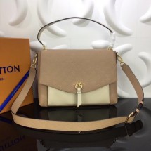 Louis Vuitton Monogram Empreinte BLANCHE MM M43618 Apricot GL04185