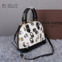 Louis Vuitton Monogram Vernis Stickers Alma BB M6600 GL02851