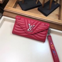 LOUIS VUITTON NEW WAVE LONG WALLET M63298 red GL02064