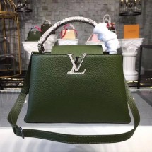 Louis vuitton original CAPUCINES PM M94586 green GL03027