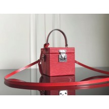 Louis Vuitton original Epi Leather BLEECKER BOX M52466 red GL03774