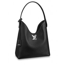 Louis vuitton original LOCKME HOBO M52776 Noir GL04643