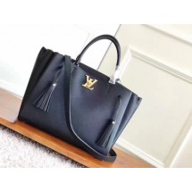 Louis Vuitton original lockmeto lockme Tote Bag M54569 black GL02576