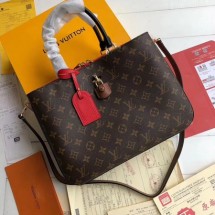 Louis Vuitton original Monogram Canvas MILLEFEUILLE M44254 red GL01733