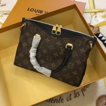 Louis Vuitton original Monogram Canvas Pallas Bag M42961 black GL03534