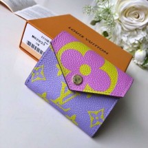 Louis vuitton original ZOE WALLET M62933 purple GL01303