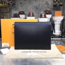 Louis Vuitton POCHETTE VOYAGE MM M30573 BLACK GL01521