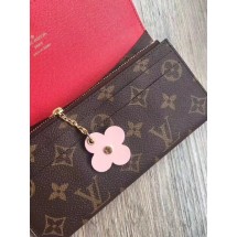 Louis Vuitton VICTORINE Wallet 64202 red GL03427