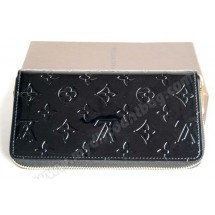 Louis Vuitton Wallet M93575 Monogram Vernis Zippy black GL04008