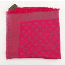 Luxury 2015 Louis Vuitton scarf silver line 101-1 rose GL03341