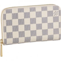 Replica AAA Louis Vuitton N60029 Damier Azur Canvas Zippy Compact Wallet Azul GL04628