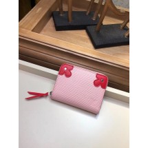 Replica Louis Vuitton Epi Leather VICTORINE ZIPPY COIN PURSE M62971 pink GL03257