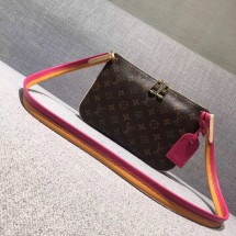 Replica Louis vuitton lorette monogram canvas handbags M44053 rose GL00375