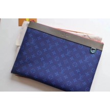 Replica Louis Vuitton Monogram Canvas Clutch Bag POCHETTE APOLLO N63048 blue GL04432