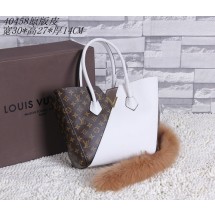 Replica Louis Vuitton Monogram Canvas KIMONO Bag 40458 White GL03539