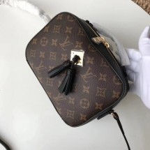 Replica Louis Vuitton Monogram Canvas original Leather SAINTINGE M43559 black GL04341