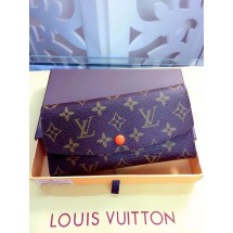 Replica Louis Vuitton Monogram Canvas Wallet 60136 Orange GL00518