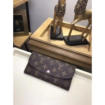 Replica Louis Vuitton Monogram Canvas wallet M61289 pink GL01007