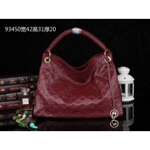 Replica Louis Vuitton Monogram Empreinte Artsy MM M93451 dark red GL00790