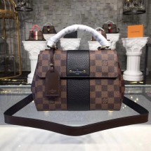 Replica Louis Vuitton Original Damier Ebene Canvas BOND STREET BB M41071 black GL01520