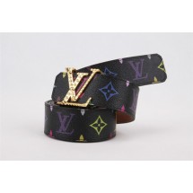 Replica LV Belt 115 black GL03560