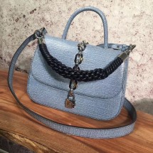 Top 2017 louis vuitton original leather chain it bag pm M54606 blue GL04116