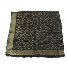 2011 Fashion Louis Vuitton Sale Cotton Scarf LV015-2 black GL01388