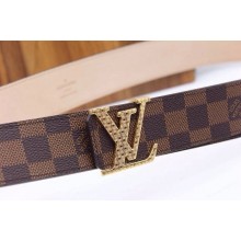 2015 Louis Vuitton belts 9296 coffee GL03695