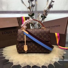 2017 louis vuitton original monogram canvas cluny mm m42735 GL03405