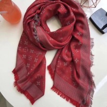 2017 top quality louis vuitton scarf 33695 red GL03767