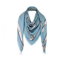 2017 top quality louis vuitton scarf A3256 Light blue GL03874