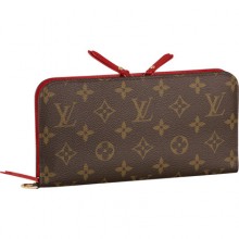 AAA Knockoff Louis Vuitton M60250 Monogram Canvas Portefeuille Insolite Rouge GL02928