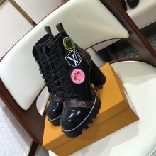 Best Louis Vuitton STAR TRAIL CHELSEA ANKLE BOOT LVD910SY BLACK GL04009