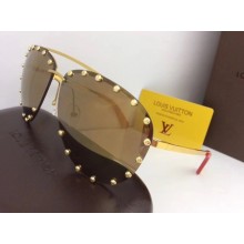 Cheap newest 2018 Louis Vuitton sunglasses top quality LV0014 GL02490