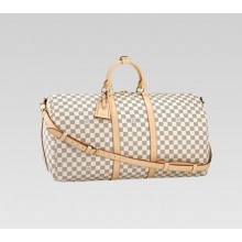 Copy Louis Vuitton handbag damier azur canvas keepall bandouliere 55 n41429 GL03899
