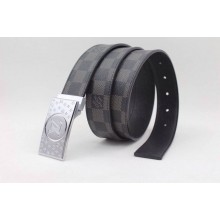 Fake 2015 Louis Vuitton belts 9978 dark gray GL02563