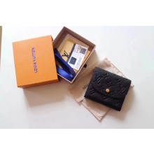 Fake AAA louis vuitton original Monogram Empreinte Ariane Wallet 64148 black GL03350