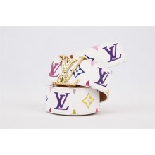 Fake Best LV Belt 111 white GL01865