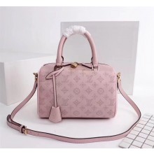 Fake Louis Vuitton Mahina Leather SPEEDY BANDOULIERE 30 M40431 pink GL02737