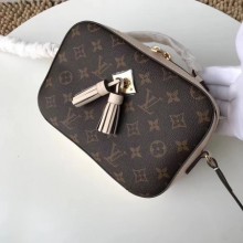 Fake Louis Vuitton Monogram Canvas original Leather SAINTINGE M43559 creamy-white GL04428