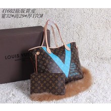 Fashion Replica 2015 Louis Vuitton Monogram Canvas Hot Style 41602 Blue GL04226