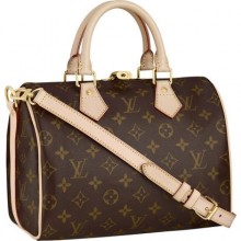 High Imitation Louis Vuitton Monogram Canvas Speedy 25 with Shoulder Strap M40390 GL04047