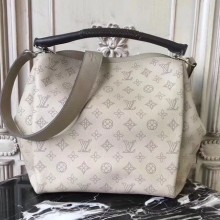 High Quality Fake Louis Vuitton original Mahina Leather BABYLONE M50031 grey GL00915