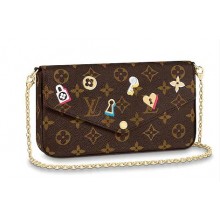 High Quality Louis Vuitton Original Monogram Canvas POCHETTE FELICIE M63999 GL03532