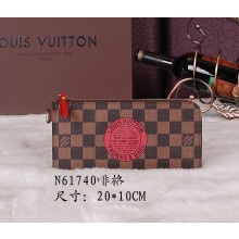 Imitation 2015 Louis Vuitton wallet new model 58025 coffee GL02961